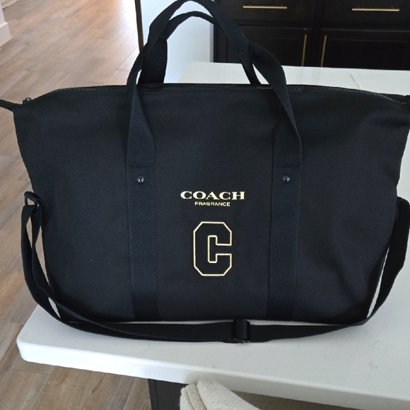 New Coach Bag Letter Embroidery Patch Coach Weekend Duffle Travel Bag - Picture 1 of 6